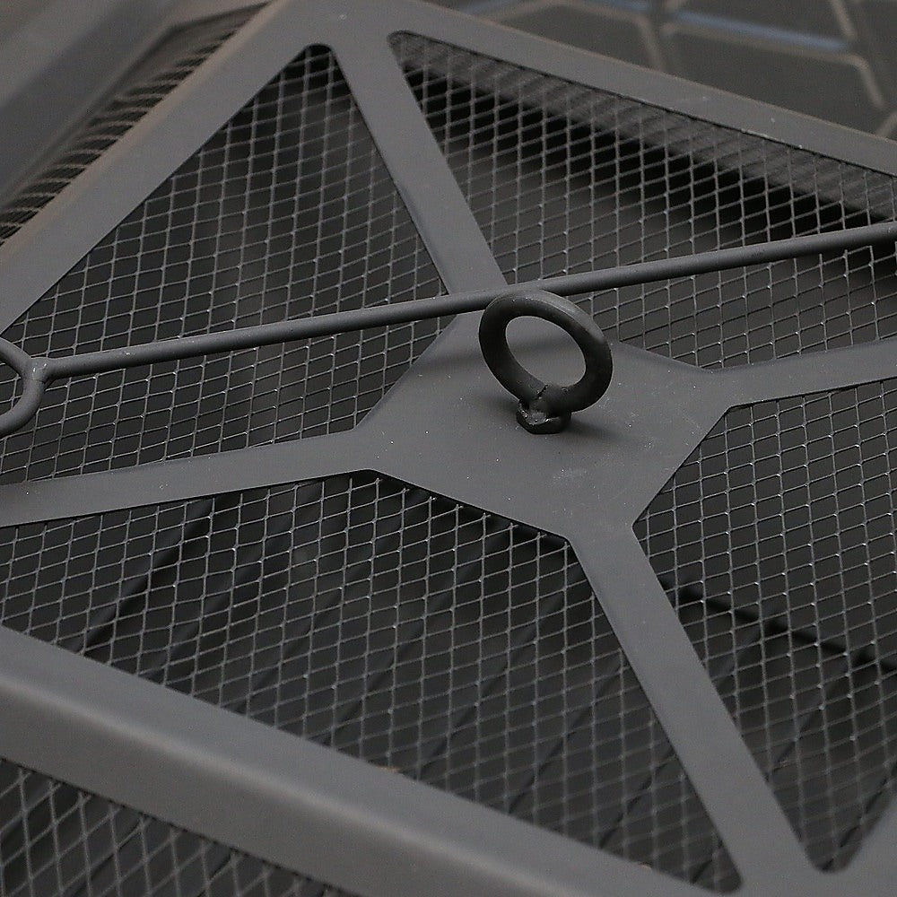 Brunswick 18" Square Metal Fire Pit Outdoor Heater